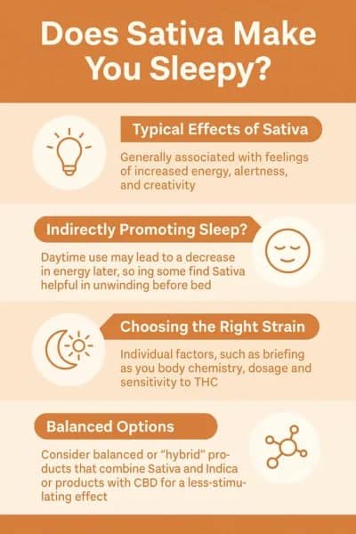 does sativa make you sleepy